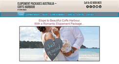 Desktop Screenshot of elope.lovingimages.com.au