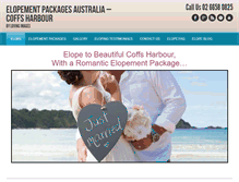 Tablet Screenshot of elope.lovingimages.com.au